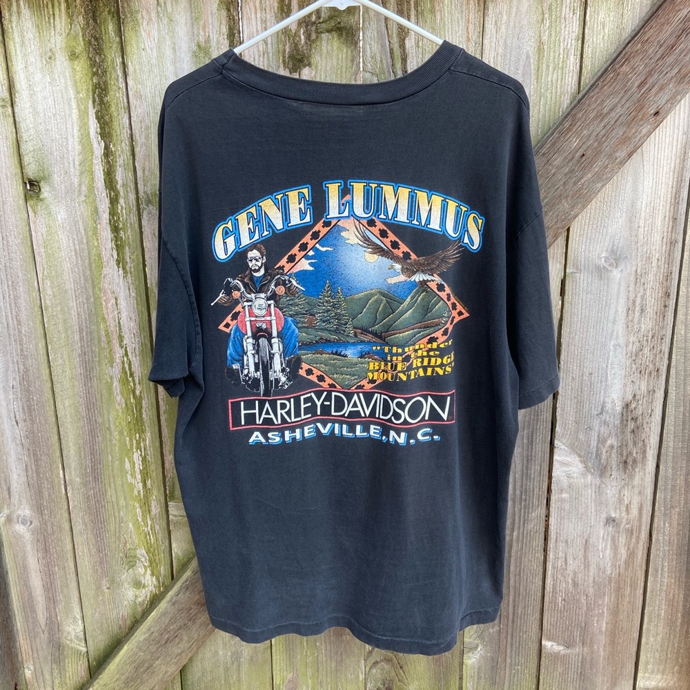 Vintage 1991 Harley Davidson Double Sided Tee - Picture 1 of 4
